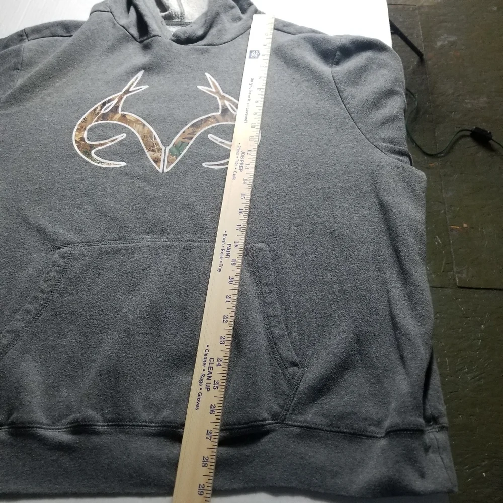 REALTREE MEN'S GRAY HOODIE SIZE 2XL (SEE FULL DESCRIPTION) - Picture 5 of 13